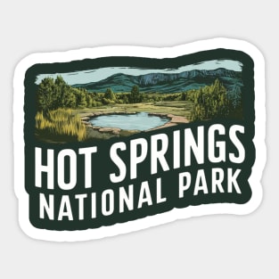 Hot Springs National Park Arkansas Sticker